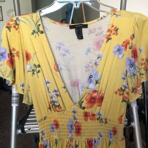 Floral dress; size small, forever 21